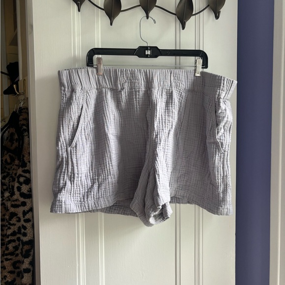 Madewell Easy Lightspun Pull-On Linen Shorts - Picture 1 of 6